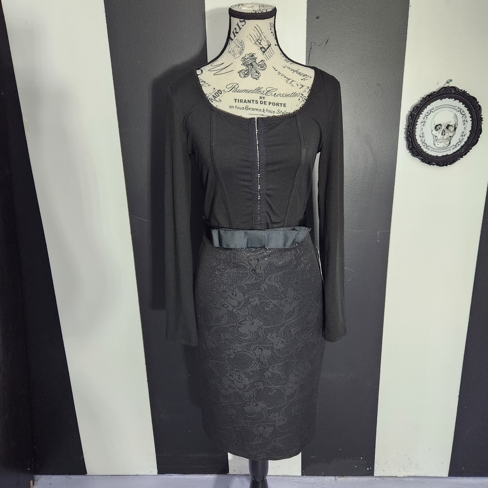 RW&CO. Black Pencil Skirt